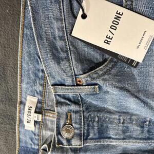 RE/DONE 70s Stove Pipe Jeans Size 24 - Vintage Blue